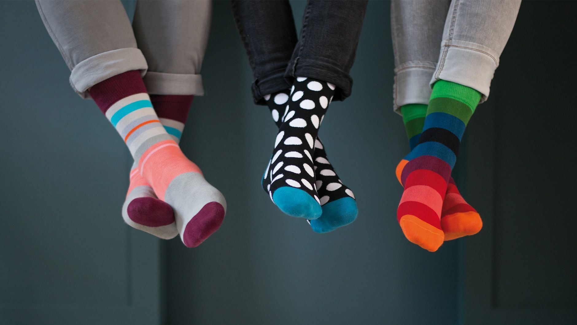 Farbenfrohe Socken